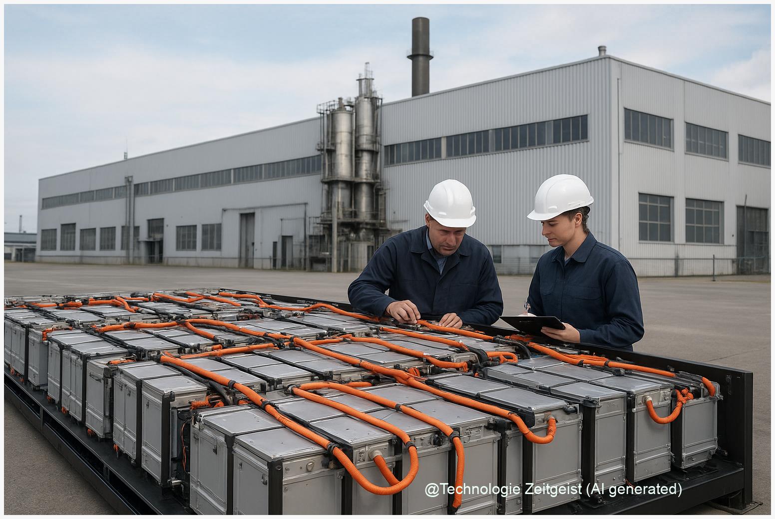 How automakers reuse EV batteries to power factories