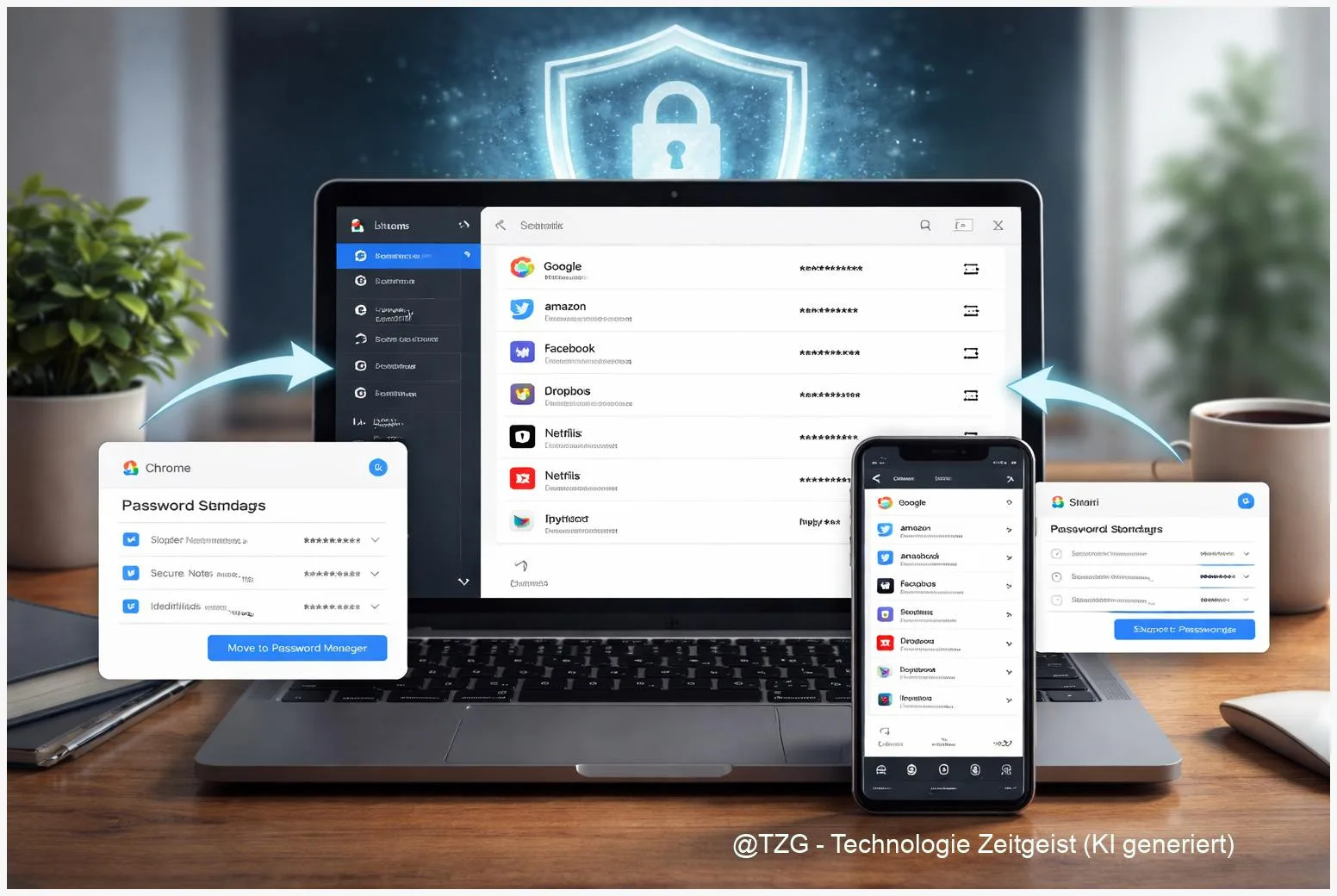 Set Up a Password Manager: Move Logins from Chrome/Safari to One Vault
